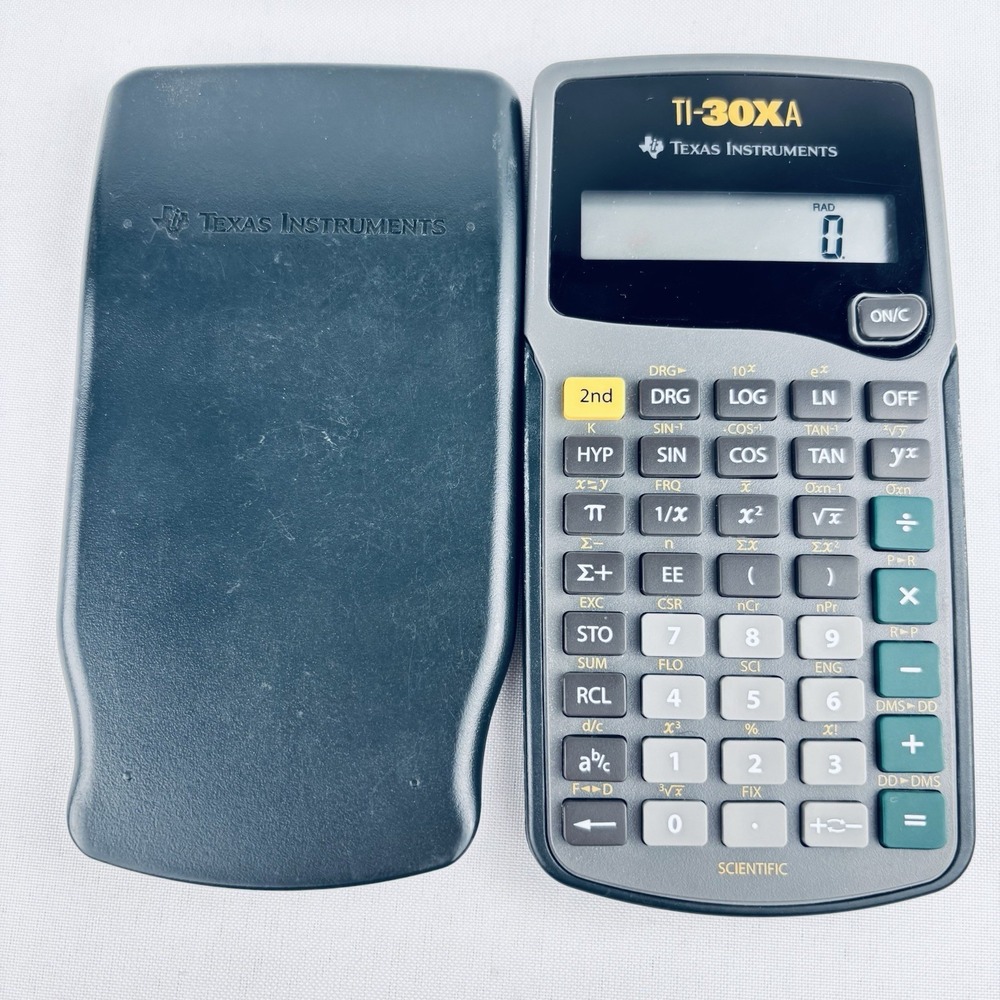 Texas Instruments TI-30XA Gray Trigonometry & Statistics Scientific Calculator